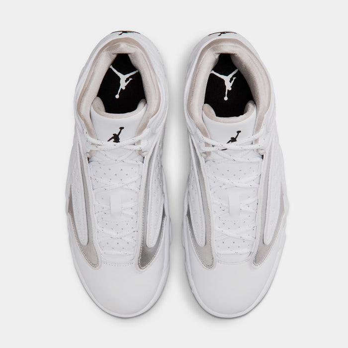 Air Jordan OG Womens Lifestyle Shoes (White/Metallic Silver/Black)