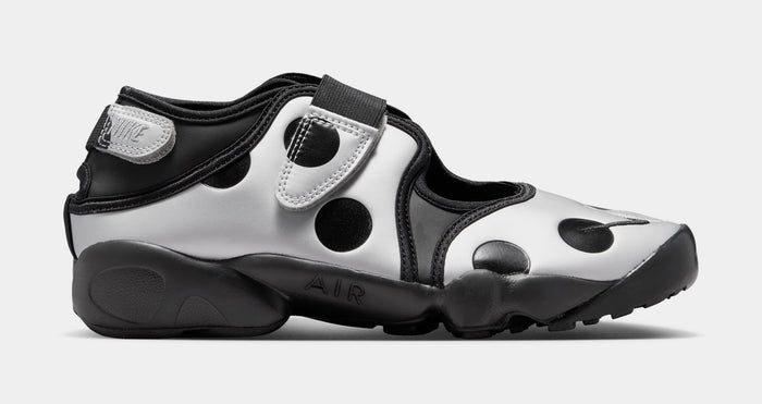 Air Rift Breathe Polka Dot Womens Lifestyle Shoes (Black/Black/Metallic Silver)