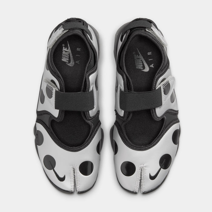 Air Rift Breathe Polka Dot Womens Lifestyle Shoes (Black/Black/Metallic Silver)