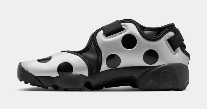 Air Rift Breathe Polka Dot Womens Lifestyle Shoes (Black/Black/Metallic Silver)