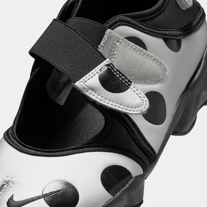 Air Rift Breathe Polka Dot Womens Lifestyle Shoes (Black/Black/Metallic Silver)