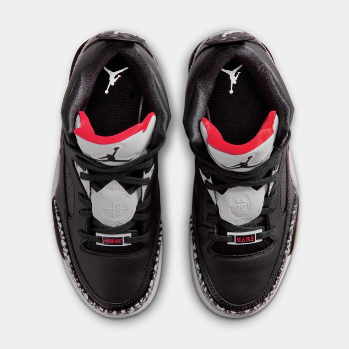 Air Jordan Son Of Mars Low Grade School Lifestyle Shoes (Black/University Red/Grey Mist)