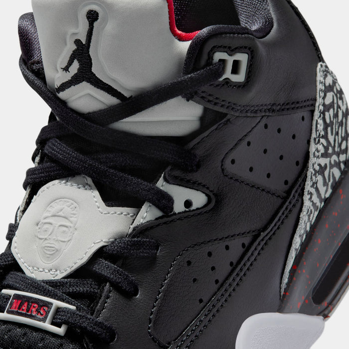 Air Jordan Son Of Mars Low Grade School Lifestyle Shoes (Black/University Red/Grey Mist)