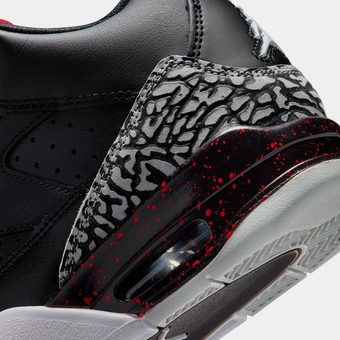 Air Jordan Son Of Mars Low Grade School Lifestyle Shoes (Black/University Red/Grey Mist)