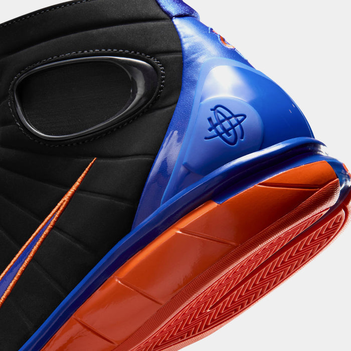 Air Zoom Huarache 2K4 Penny Hardaway Mens Basketball Shoes (Black/Varsity Royal/Safety Orange)
