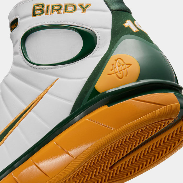 Air Zoom Huarache 2K4 Sue Bird Mens Basketball Shoes (White/Deer Forest/Canyon Gold)