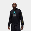 AJ11 Gamma Fleece Pullover Mens Hoodie (Black)