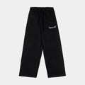 Angel Wings Fleece Womens Sweatpants (Black/Pink)