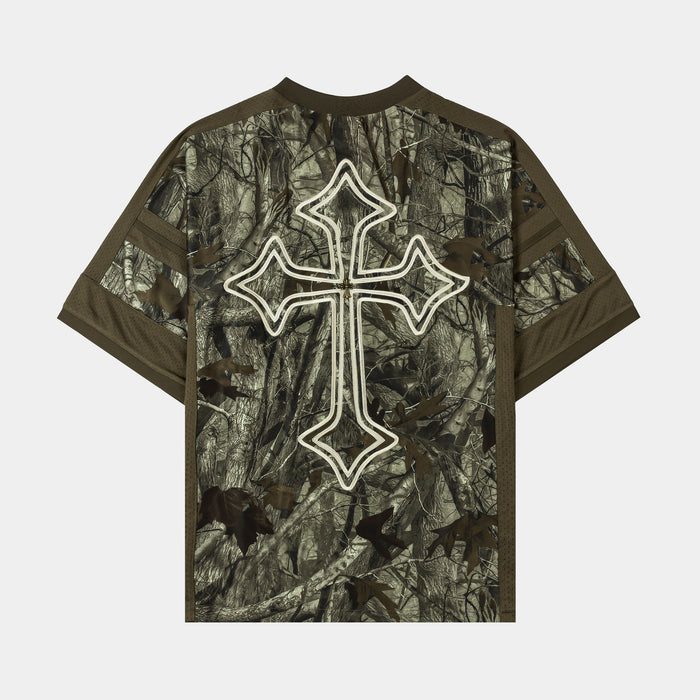 Angels Camo Mesh Mens Jersey (Grey/Brown)