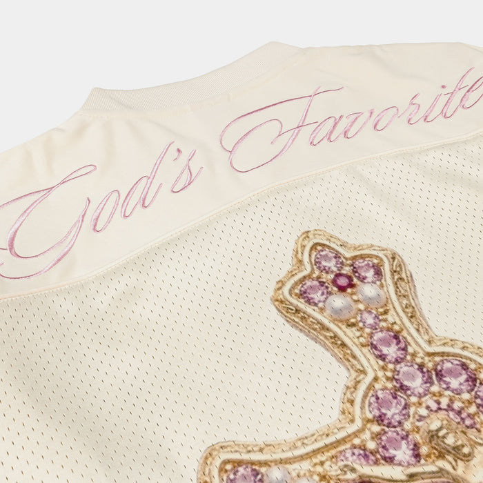 Angels Mesh Womens Jersey (Cream/Pink)