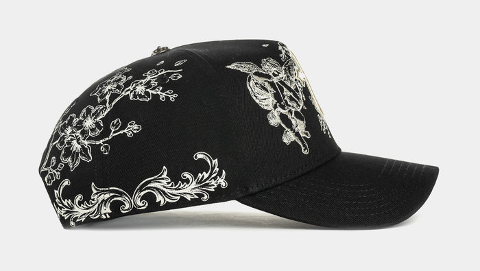 Angels Snapback Mens Hat (Black/Cream)