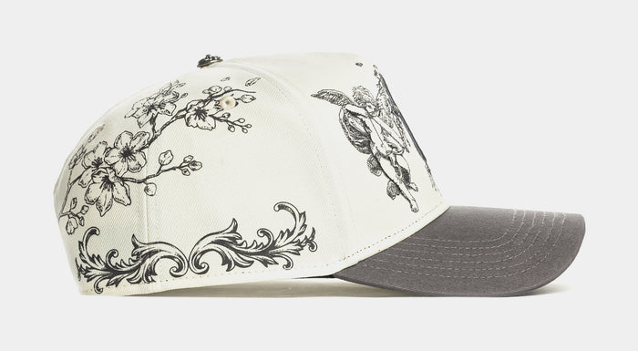 Angels Snapback Mens Hat (Cream/Grey)