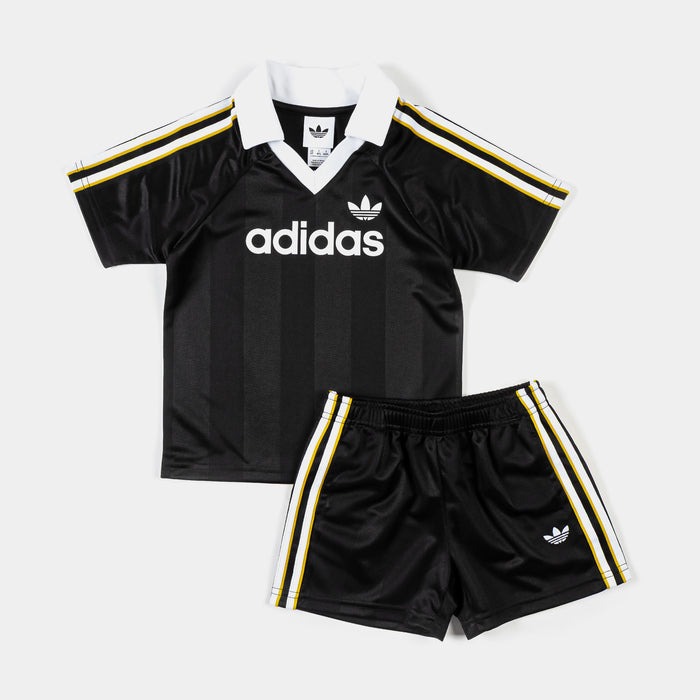 Archive Jersey Short Infant Toddler Set (Black)