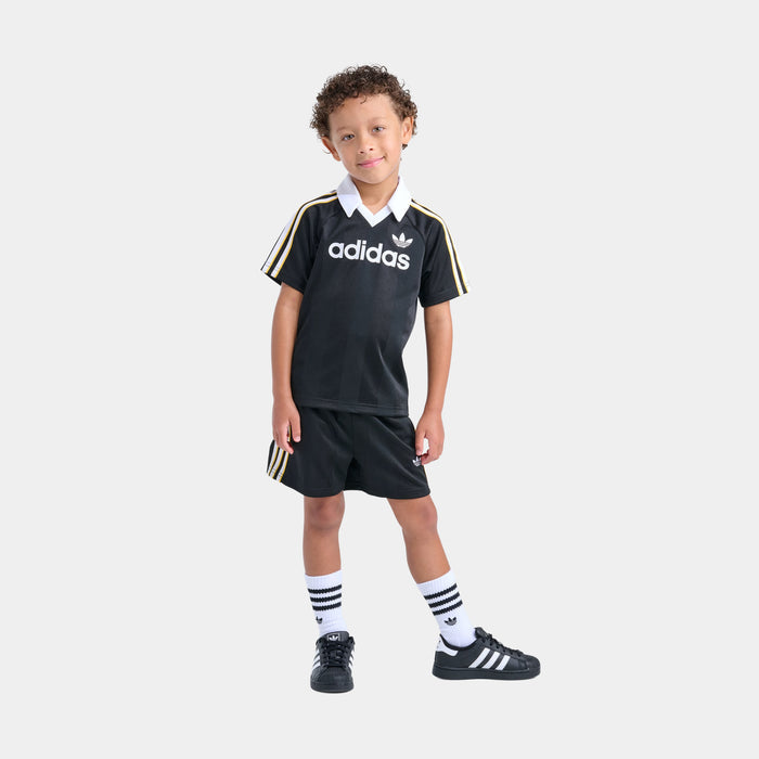 Archive Jersey Short Preschool Set (Black)