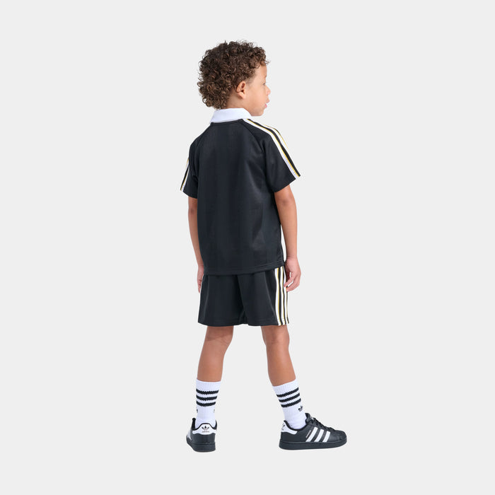Archive Jersey Short Preschool Set (Black)