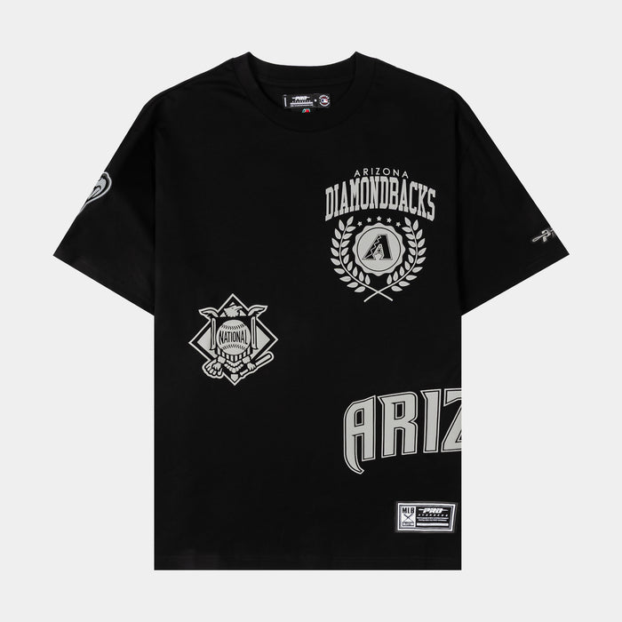 Arizona Diamondbacks Street Team Drop Shoulder Mens Short Sleeve Shirt (Black/Gray)