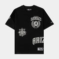 Arizona Diamondbacks Street Team Drop Shoulder Mens Short Sleeve Shirt (Black/Gray)