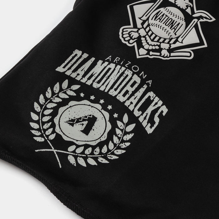 Arizona Diamondbacks Street Team Fleece Mens Shorts (Black/Gray)