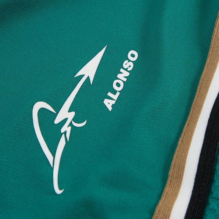 Aston Martin Alonso #14 Mens Short Sleeve Shirt (Green Lux)