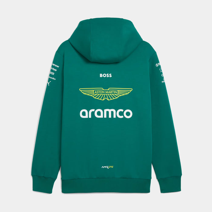 Aston Martin Aramco F1 Team Replica Mens Hoodie (Green Lux)