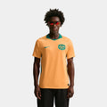 Australia 2026 Stadium Home Dri-FIT Soccer Mens Jersey (Sport Gold/Mystic Green)