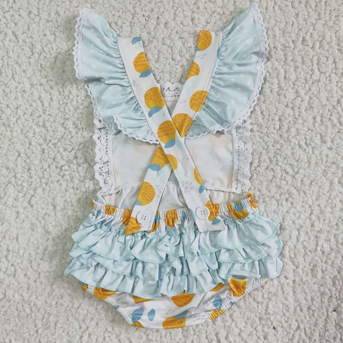 Baby girls bubble romper   SR0033