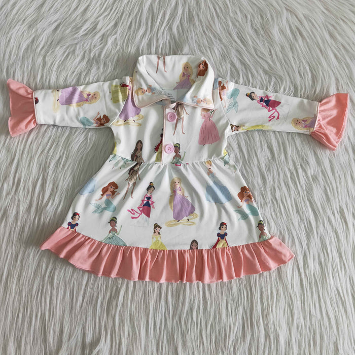Baby girls gown knee length dress        6 A24-29