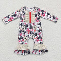 Baby girls Valentines day romper  LR0245