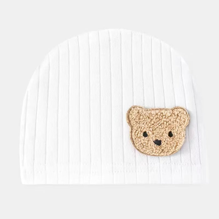Bear White Hat / 3-6 Months