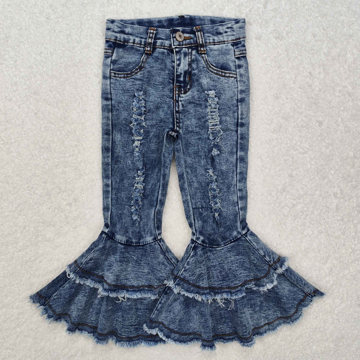 Bell bottom Distressed jeans C1-13