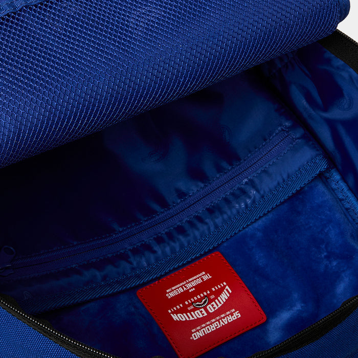 Bench Clearing Mens Backpack (Black/Blue)