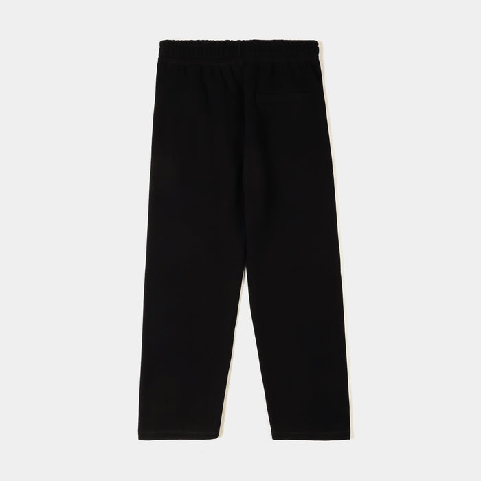 Biblical All Over Print Washed Fleece Mens Sweatpants (Black/White)