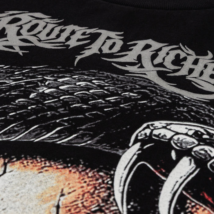 Black Mamba Washed Mens Short Sleeve Shirt (Black/Black)