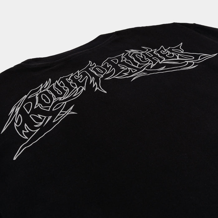 Black Mamba Washed Mens Short Sleeve Shirt (Black/Black)