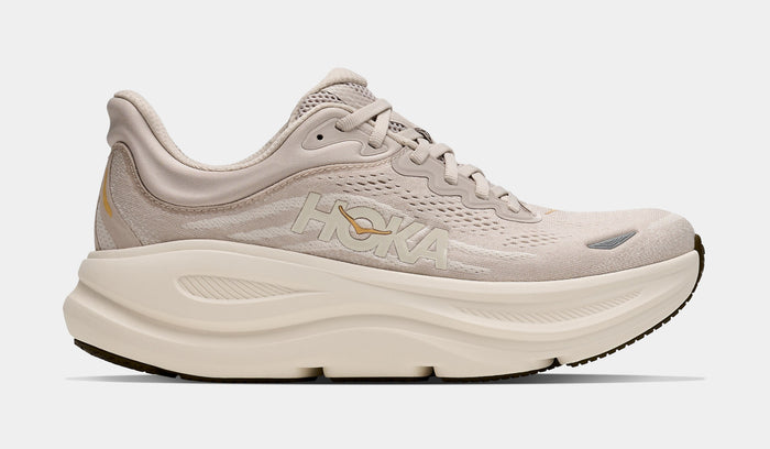 Bondi 9 Womens Running Shoes (River Rock Grey/Alabaster)