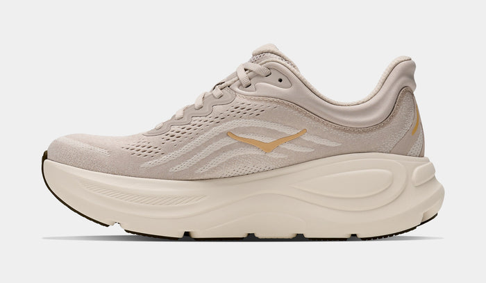 Bondi 9 Womens Running Shoes (River Rock Grey/Alabaster)