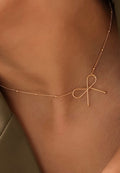 Bow Necklace