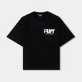 Boxy Cropped Fade Mens Short Sleeve Shirt (Black/White)