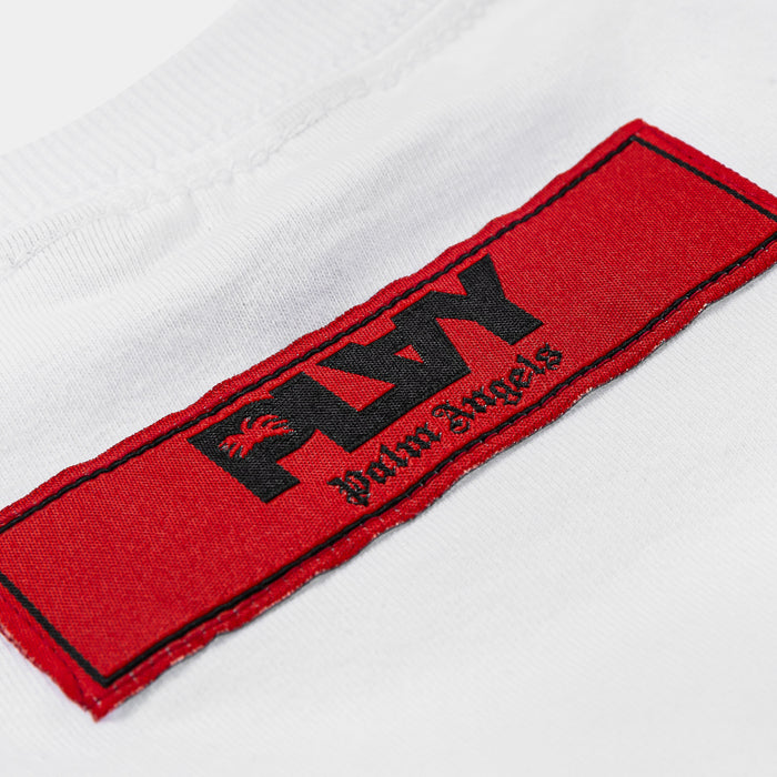 Boxy Dog Mens Short Sleeve Shirt (White/Red)