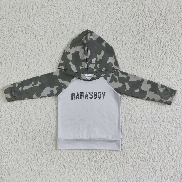 Boys long sleeve hooded top    6 A30-28