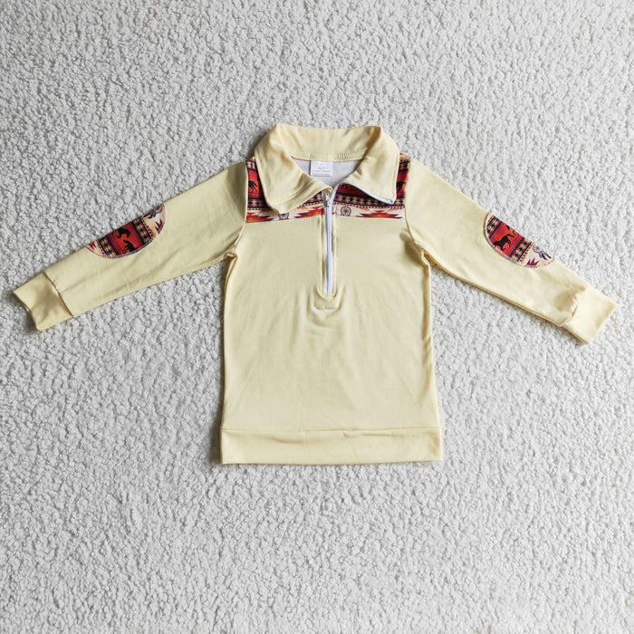 Boys western design pullover      BT0079