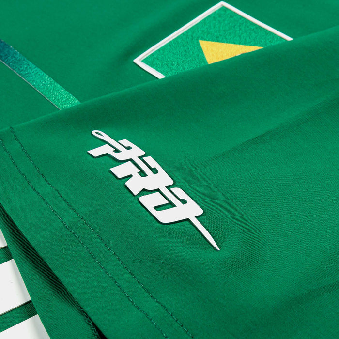 Brasil Nations Mens Short Sleeve Shirt (Kelly Green)