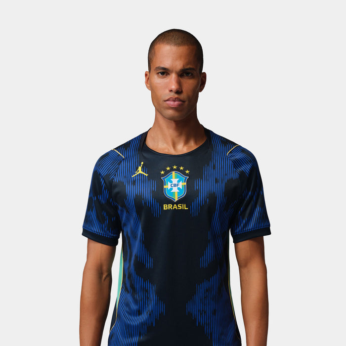 Brazil 2026 Stadium Away Jordan Dri-FIT Soccer Replica Mens Jersey (Old Royal/Black)