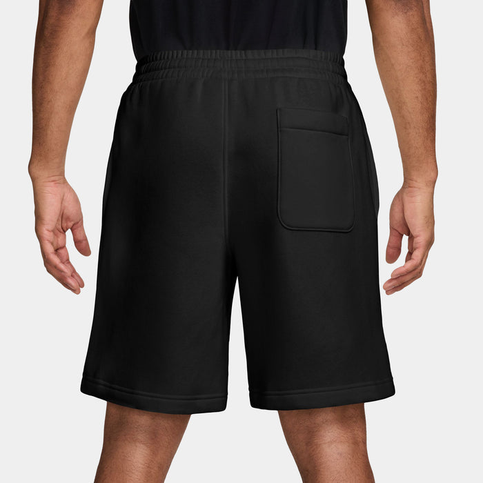 Brooklyn 9" Fleece Mens Shorts (Black/Red)