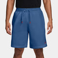 Brooklyn 9" Fleece Mens Shorts (True Blue/University Red)