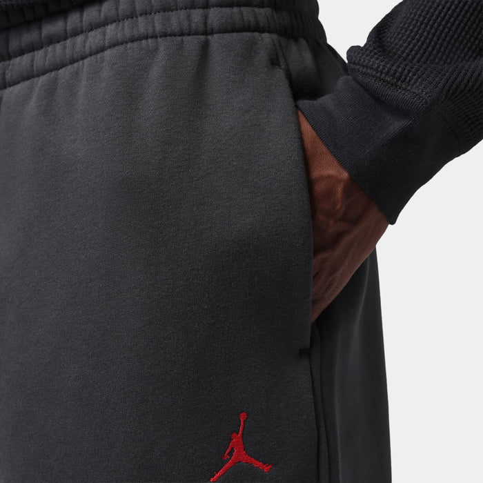 Brooklyn Fleece Cuffed Mens Pants (Off Noir)