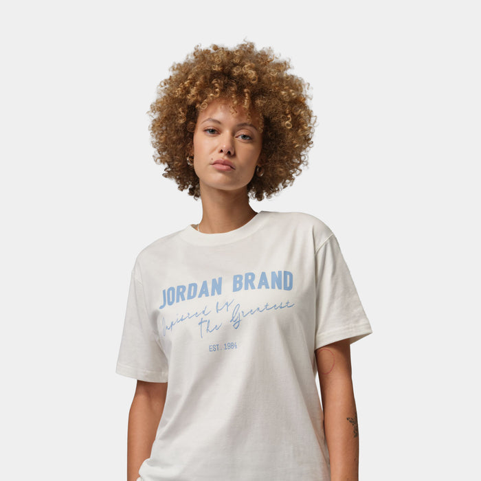 Brooklyn Graphic Womens Short Sleeve Shirt (Sail/Black)