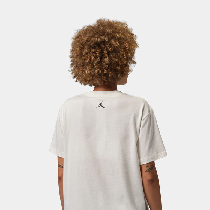 Brooklyn Graphic Womens Short Sleeve Shirt (Sail/Black)