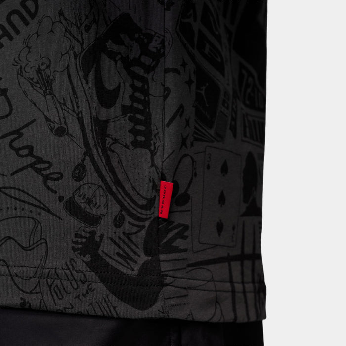 Brooklyn Mens Short Sleeve Shirt (Black/University Red)
