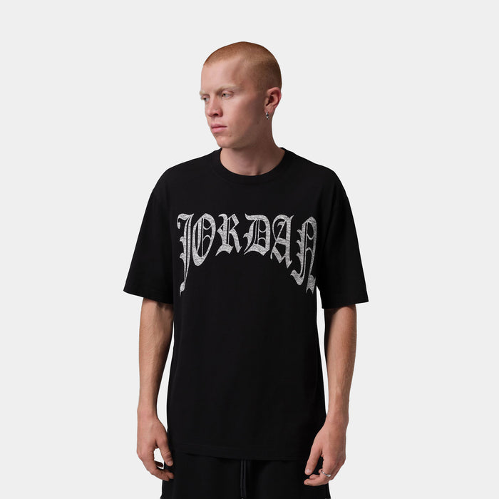 Brooklyn Mens Short Sleeve Shirt (Black/White)
